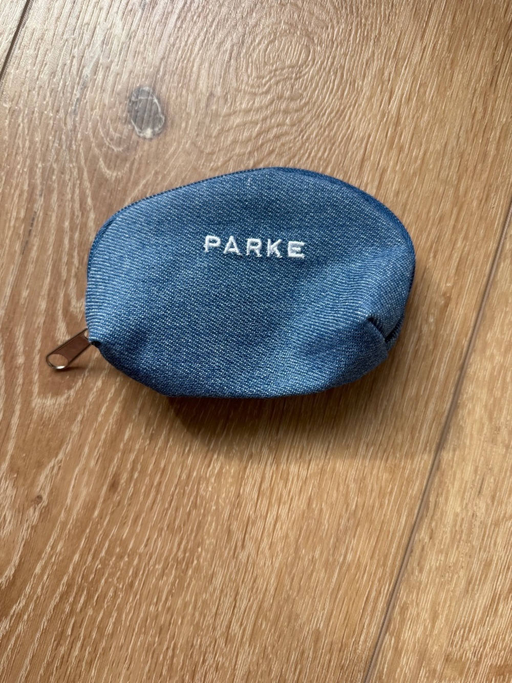 Parke Denim Zip Pouch